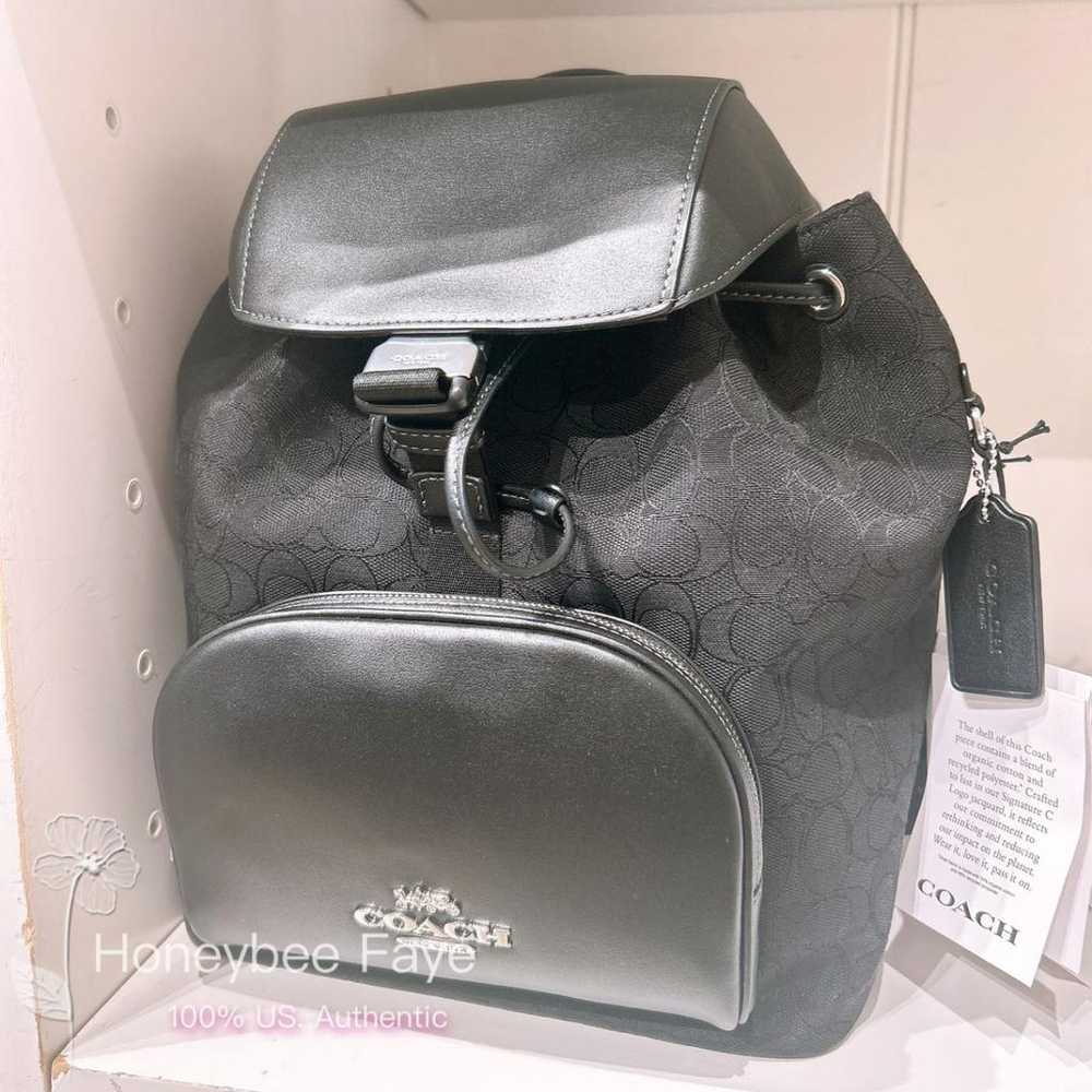 Coach Leather backpack - image 4