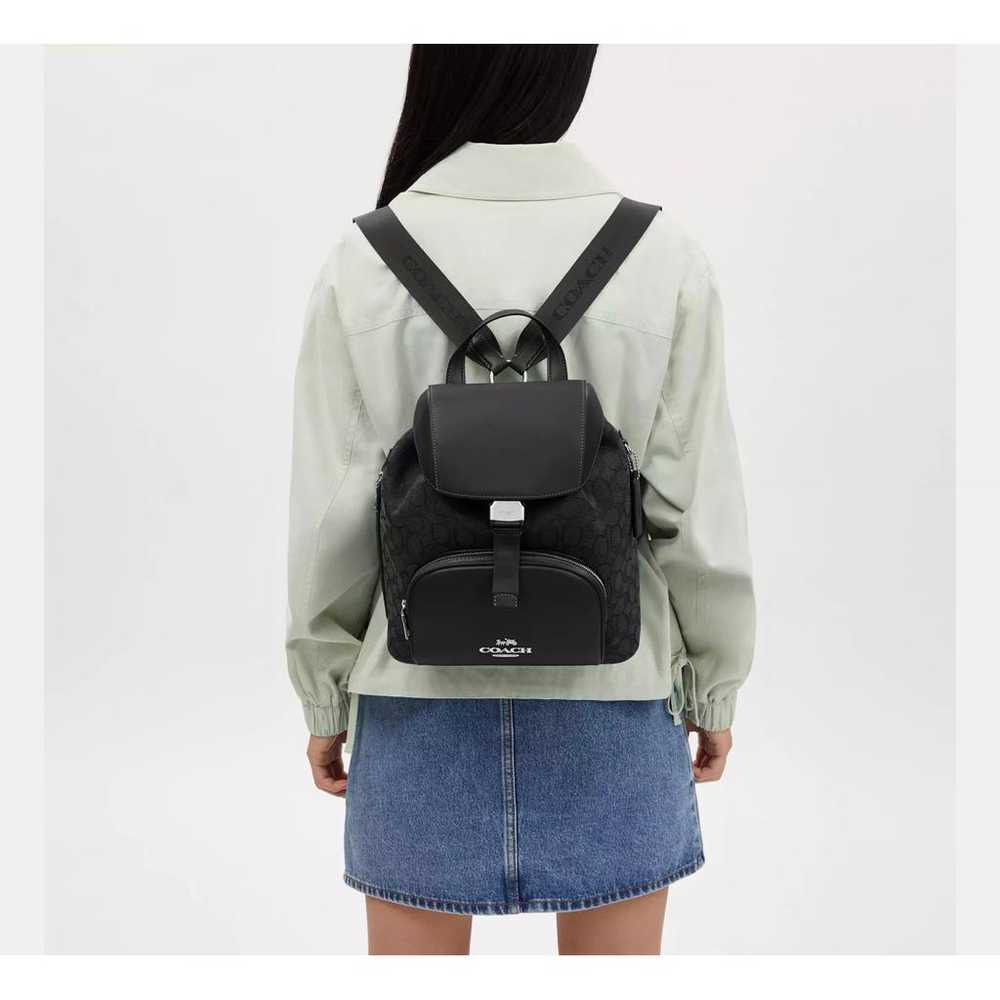 Coach Leather backpack - image 7