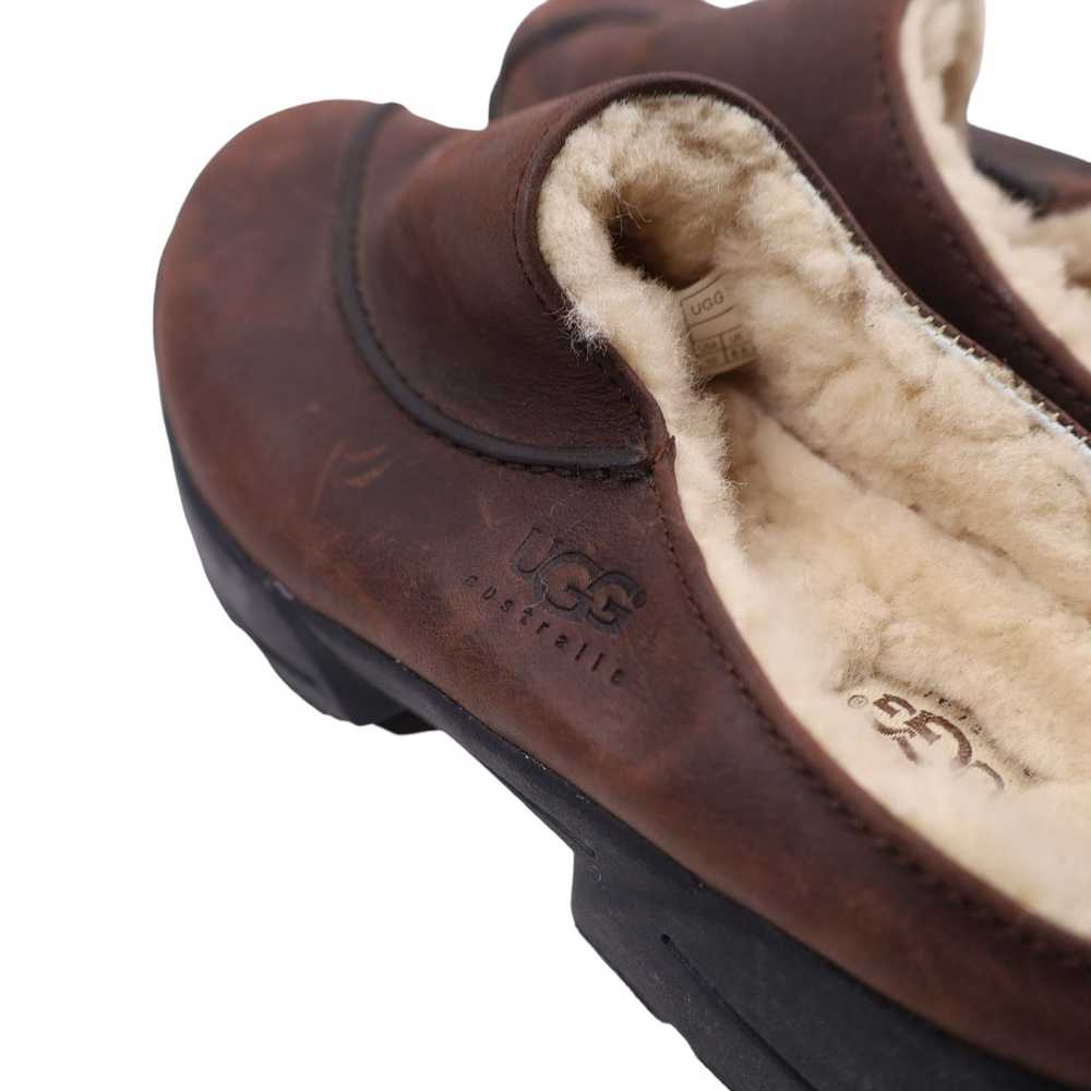 Ugg UGG 5384 Fur Line Chunky Leather Mulesm - image 4