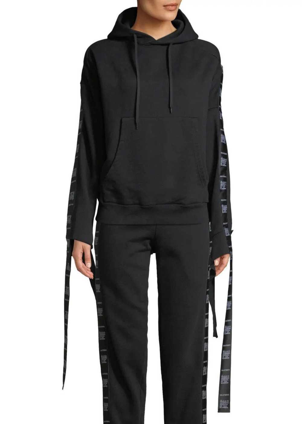 Vetements Vetements SS18 Deconstructed Wash Tag Hoodie