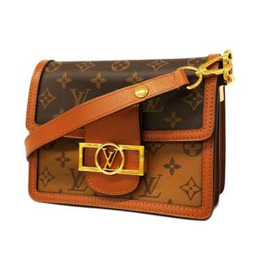 Louis Vuitton Dauphine Mini Brown Canvas Shoulder 