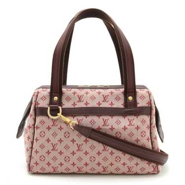 Louis Vuitton Joséphine Pink Canvas Handbag (Pre-O