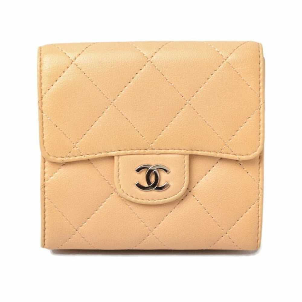 Chanel Timeless Beige Leather Wallet (Pre-Owned) - image 1