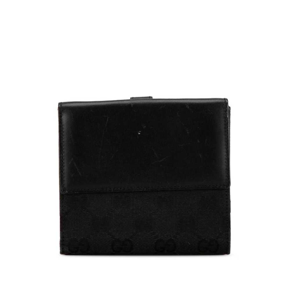 Gucci Jackie Black Canvas Wallet (Pre-Owned) - image 2