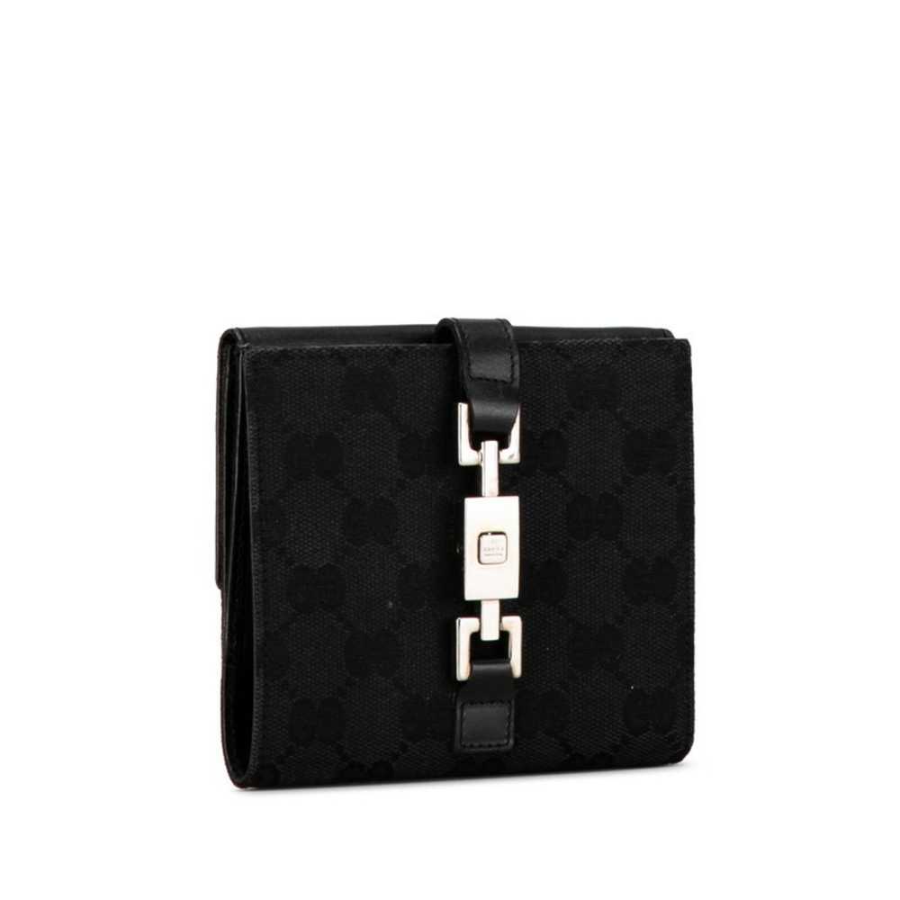 Gucci Jackie Black Canvas Wallet (Pre-Owned) - image 4