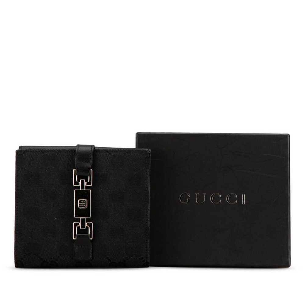 Gucci Jackie Black Canvas Wallet (Pre-Owned) - image 8