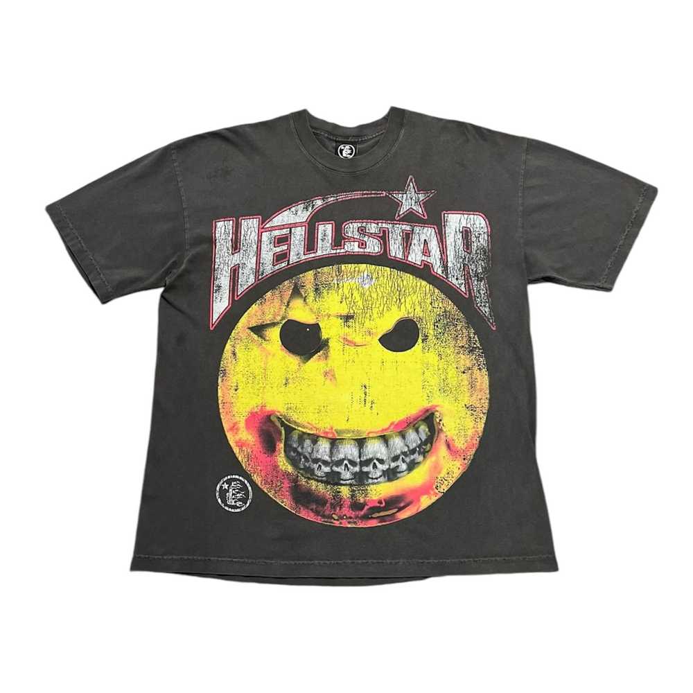 HELLSTAR Evil Smile Short Sleeve Tee Shirt Washed… - image 1