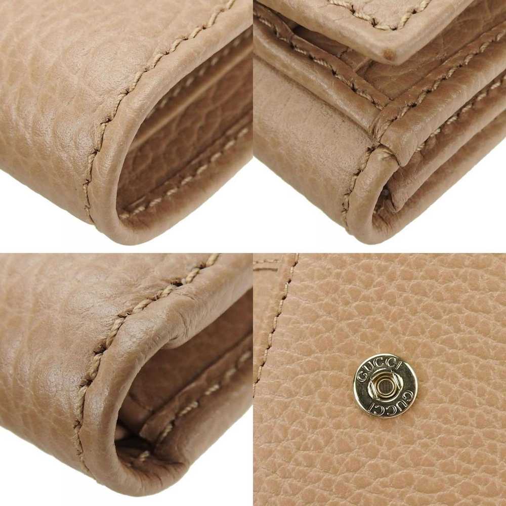 Gucci Interlocking Beige Leather Wallet (Pre-Owne… - image 10