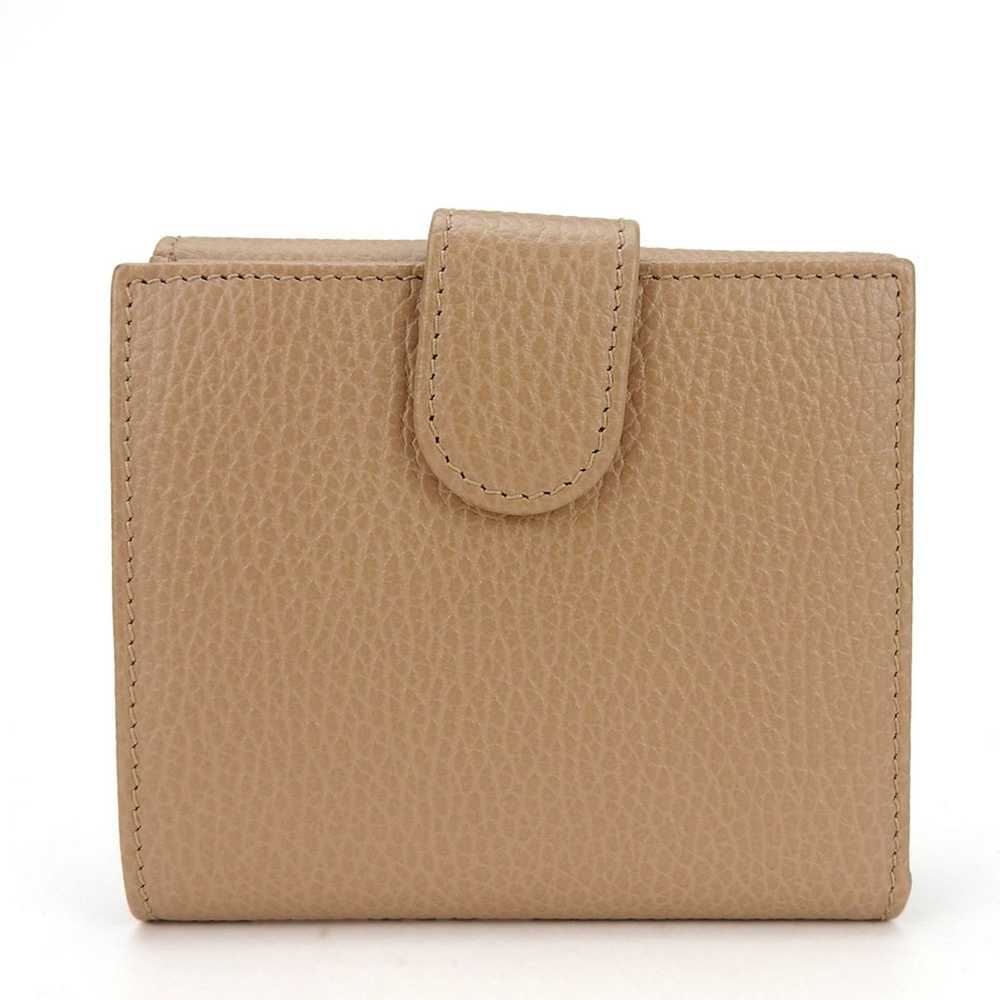 Gucci Interlocking Beige Leather Wallet (Pre-Owne… - image 2