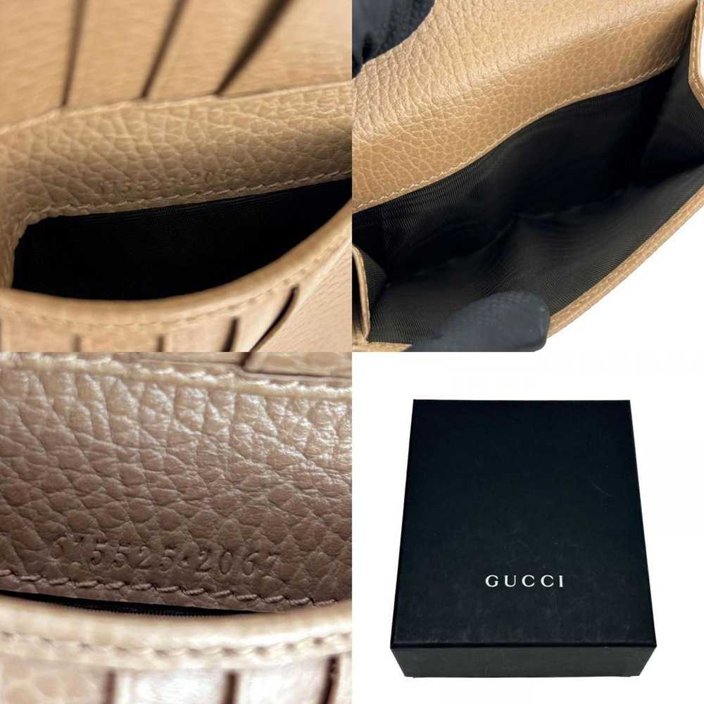 Gucci Interlocking Beige Leather Wallet (Pre-Owne… - image 6