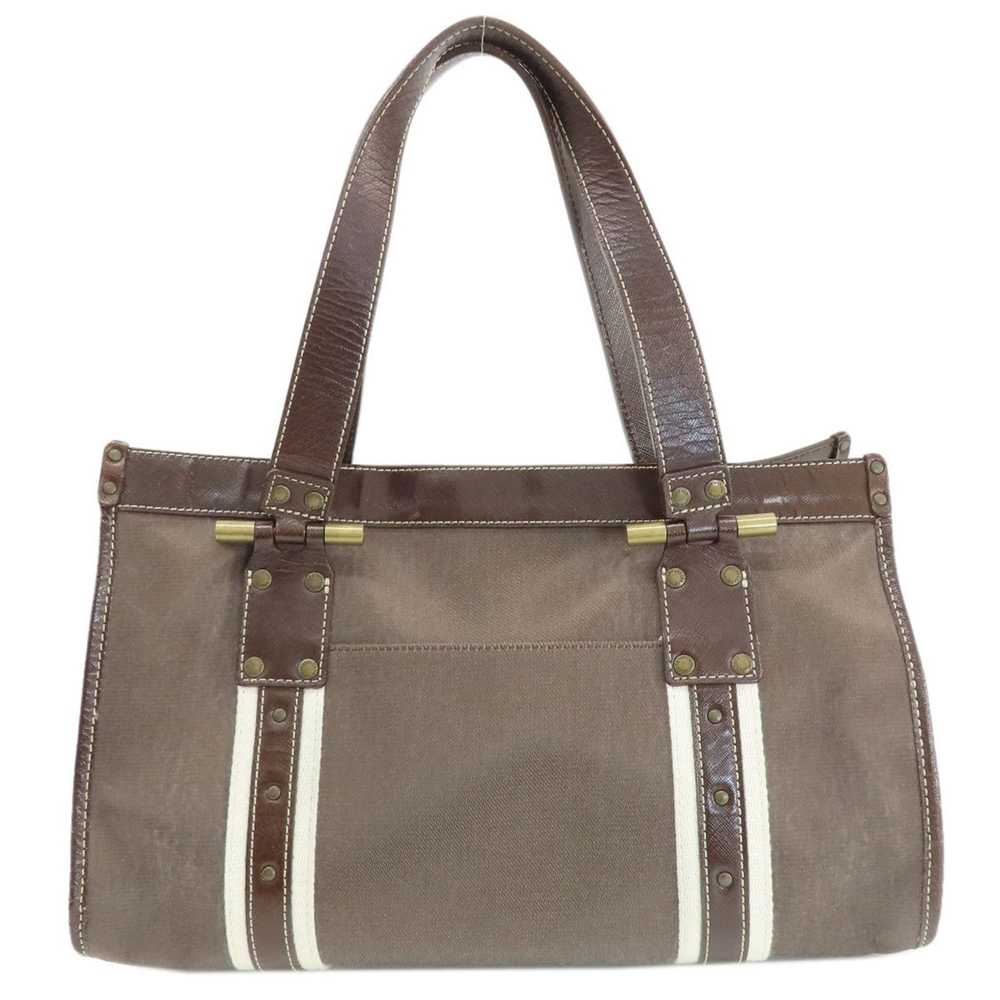 Burberry Brown Canvas Tote Bag (Pre-Owned) - image 2