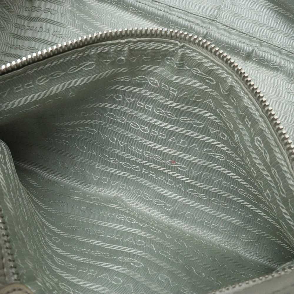 Prada Ribbon Grey Leather Tote Bag (Pre-Owned) - image 10