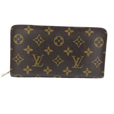 Louis Vuitton Portefeuille Zippy Brown Canvas Wall