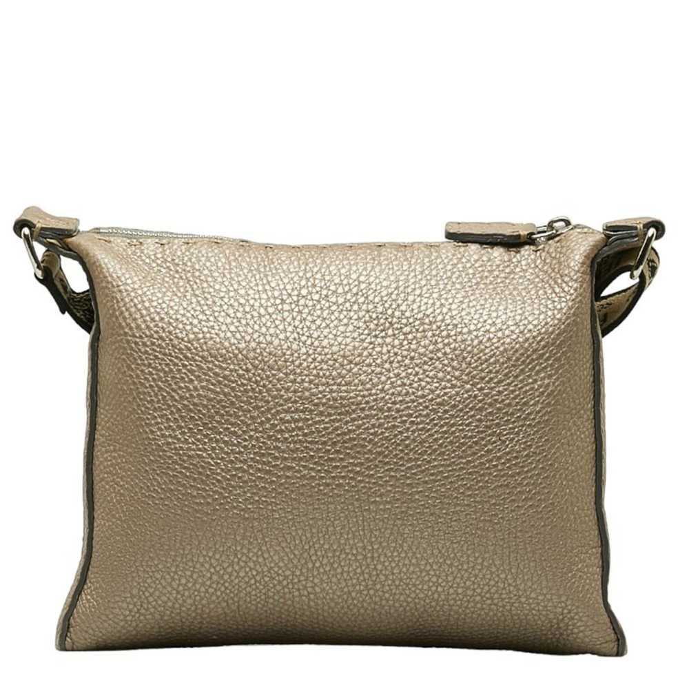 Fendi Selleria Brown Leather Shoulder Bag (Pre-Ow… - image 2