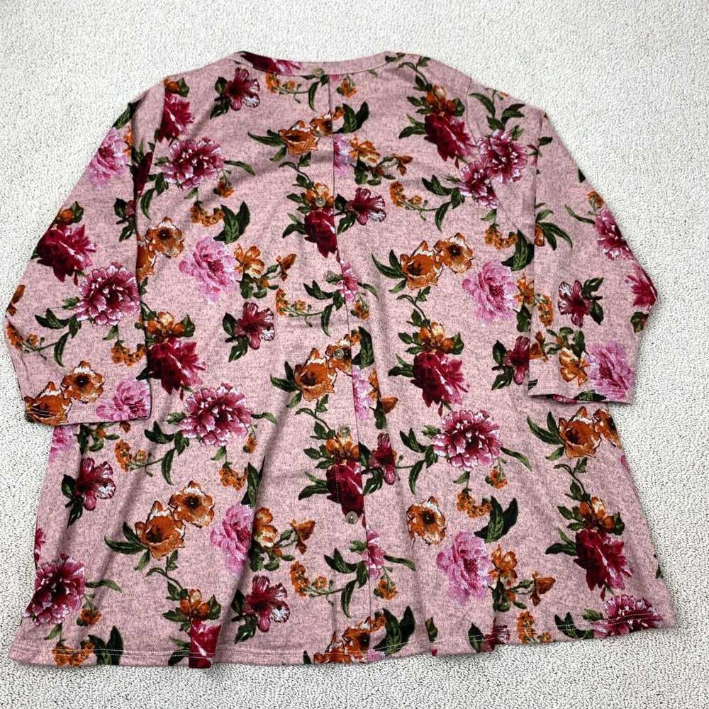 Vintage Women's Plus Size Multi Floral Tunic Top … - image 5