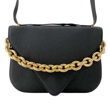 Bottega Veneta Black Leather Shoulder Bag (Pre-Ow… - image 1