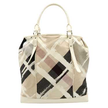 Burberry Multicolour Canvas Tote Bag (Pre-Owned) - image 1