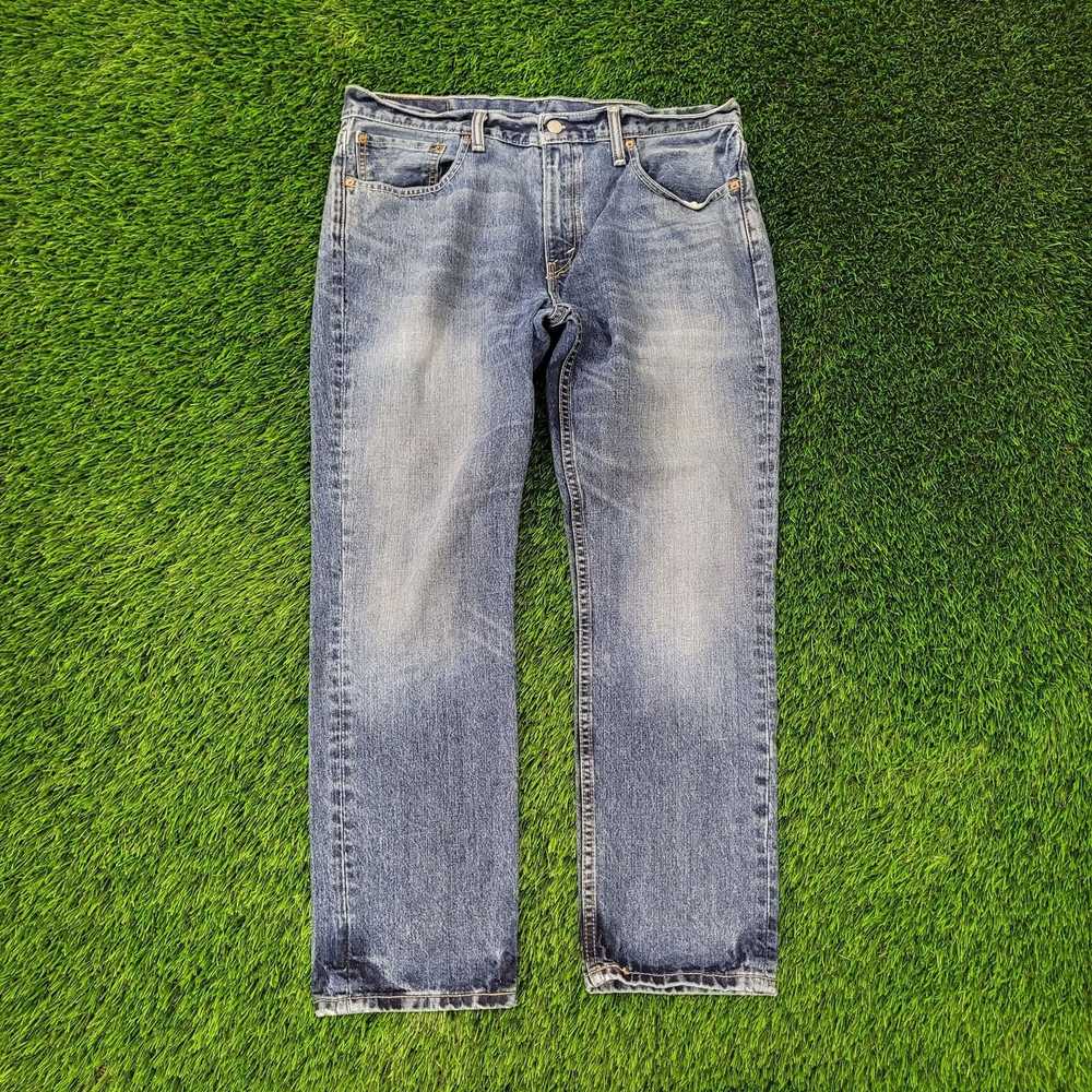 Levi's LEVIS 511 Whiskered Jeans 36x29 Faded Dark… - image 1