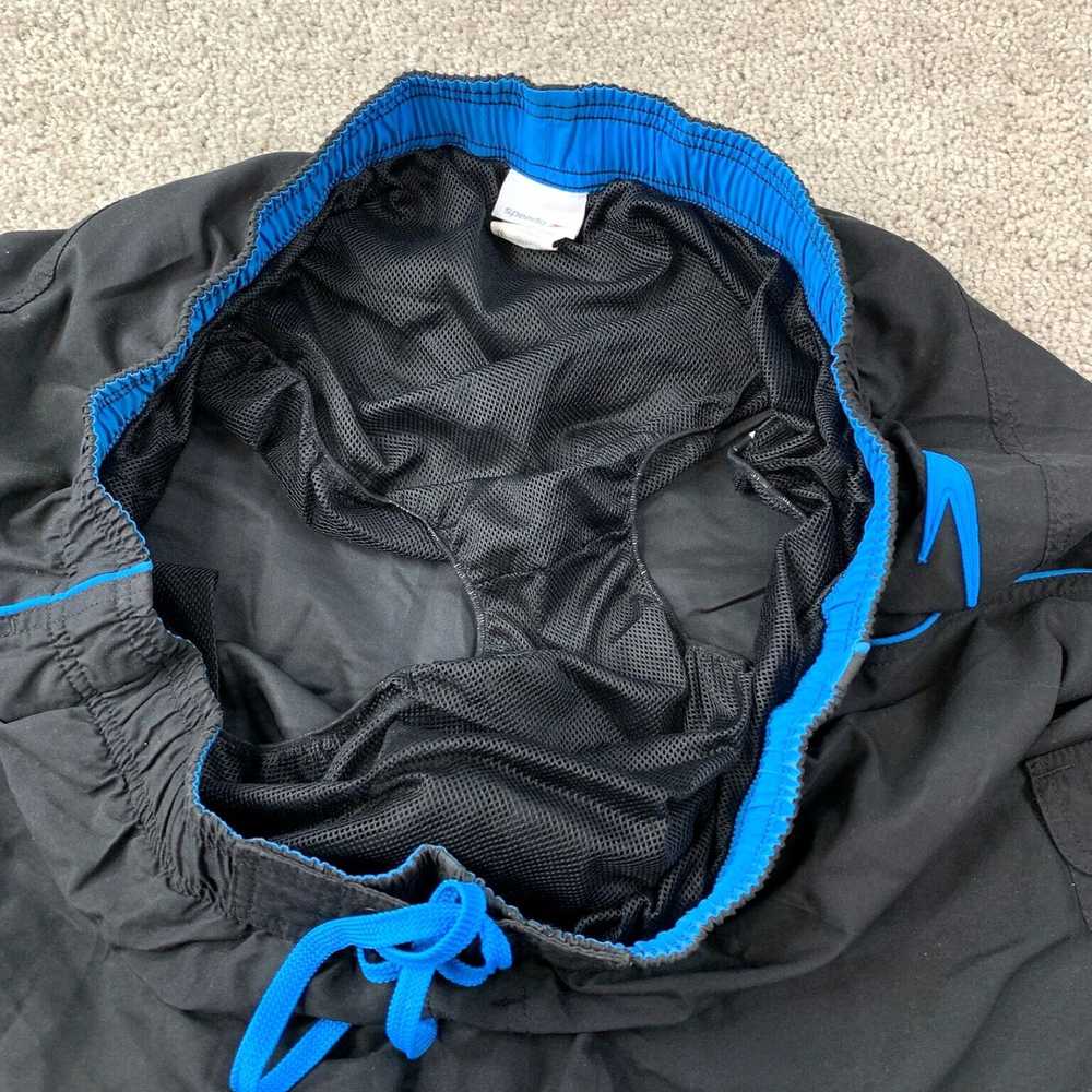 Speedo Men's XXL Black Lined Drawstring Waist Spe… - image 3