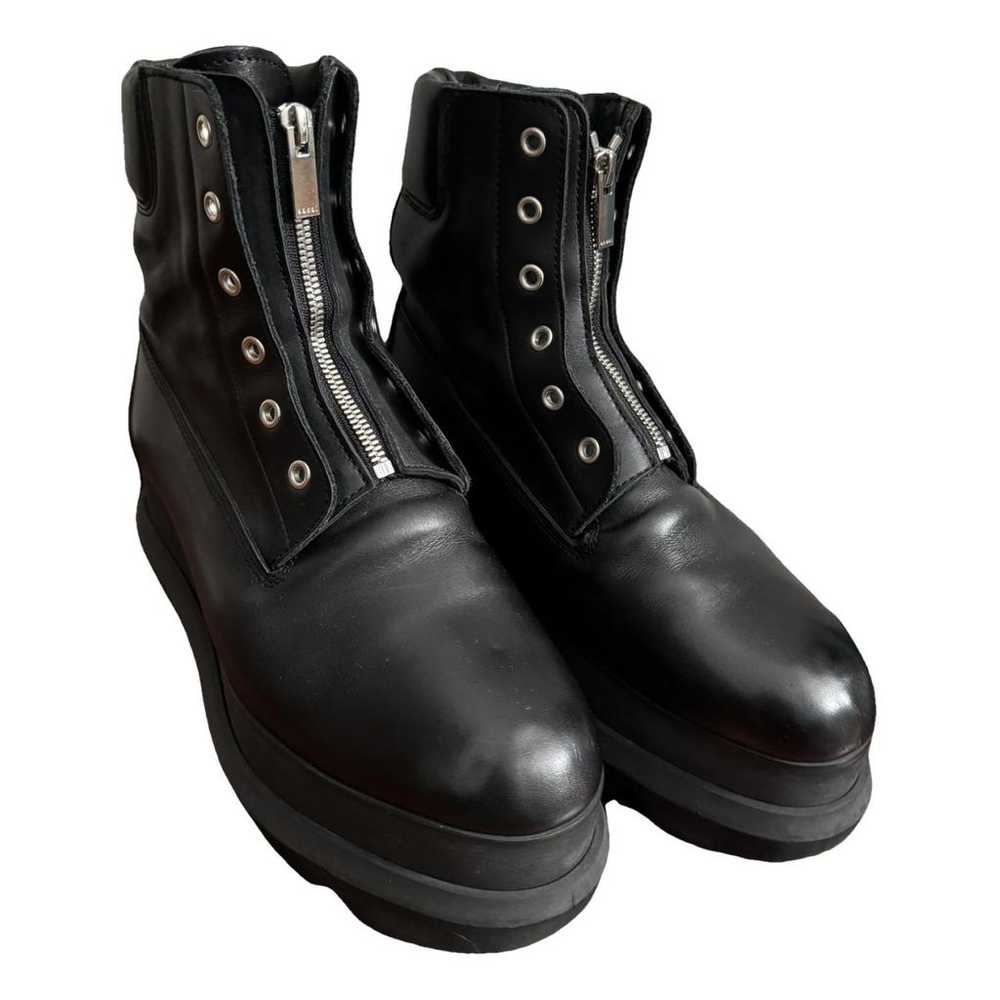 Sacai Leather biker boots - image 1