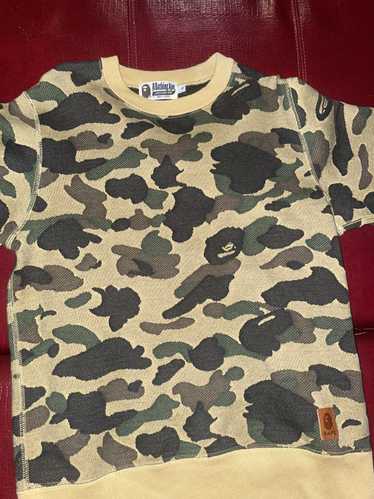 Bape 1st Camo Jacquard Crewneck