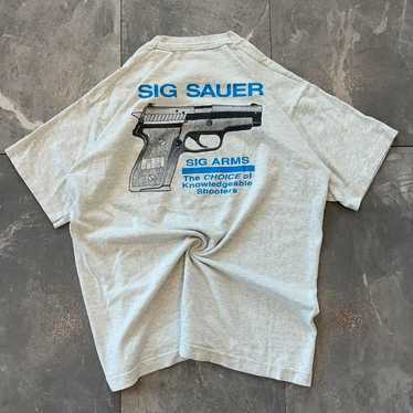 Fruit Of The Loom Vintage 1990s sig sauer gun