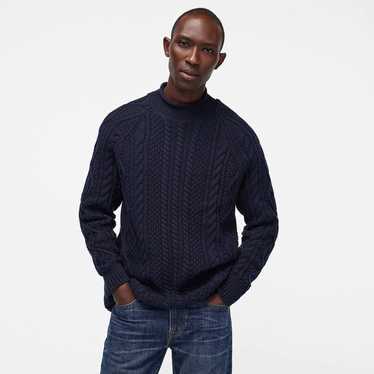 J.Crew Heavy Cable Rollneck Sweater