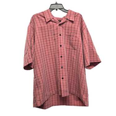 Haggar Haggar Mens 2XL Short Sleeve Button Up Shir