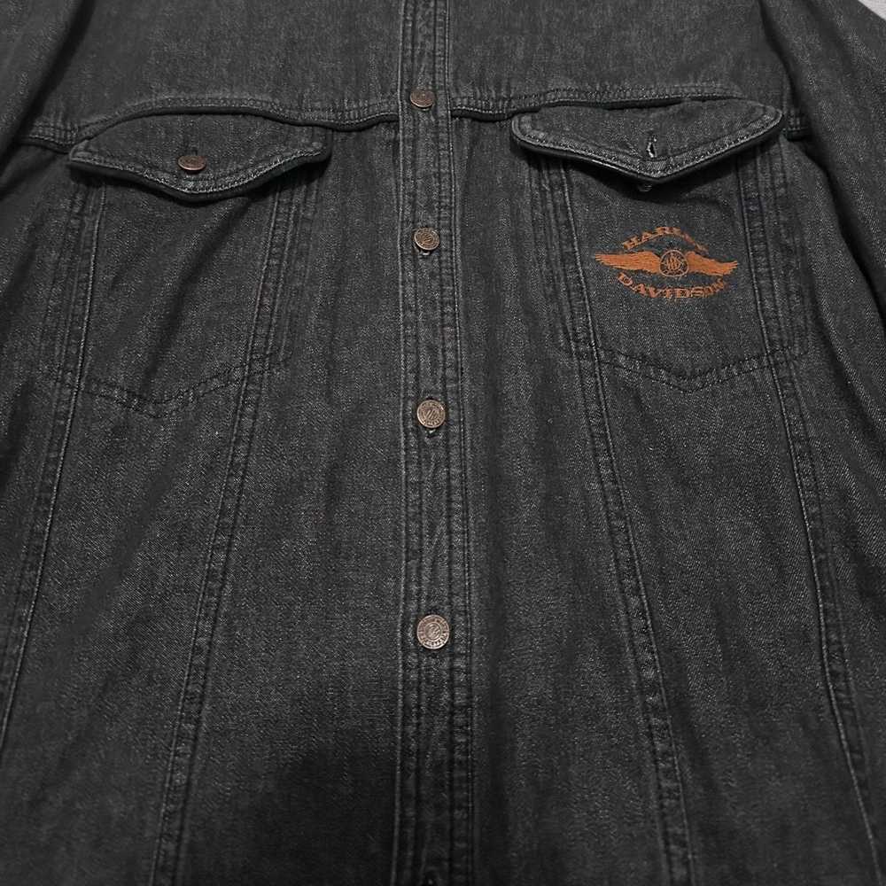 Harley Davidson Harley dress shirt vintage - image 4