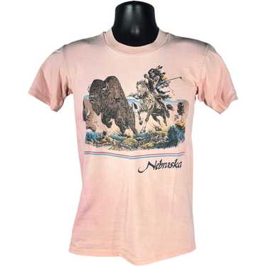 Vintage Vintage Nebraska Indigenous Hunting Tee - image 1