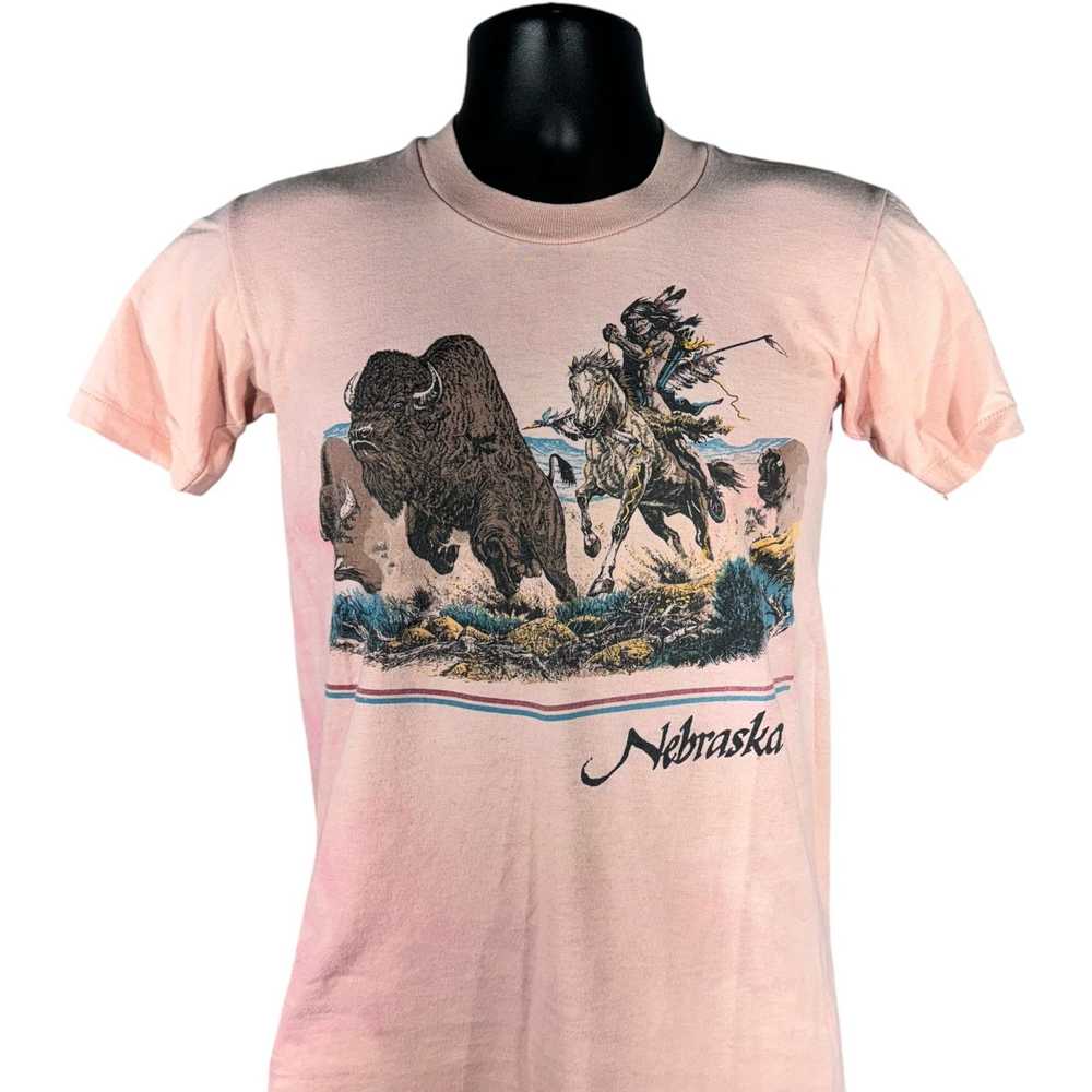 Vintage Vintage Nebraska Indigenous Hunting Tee - image 2