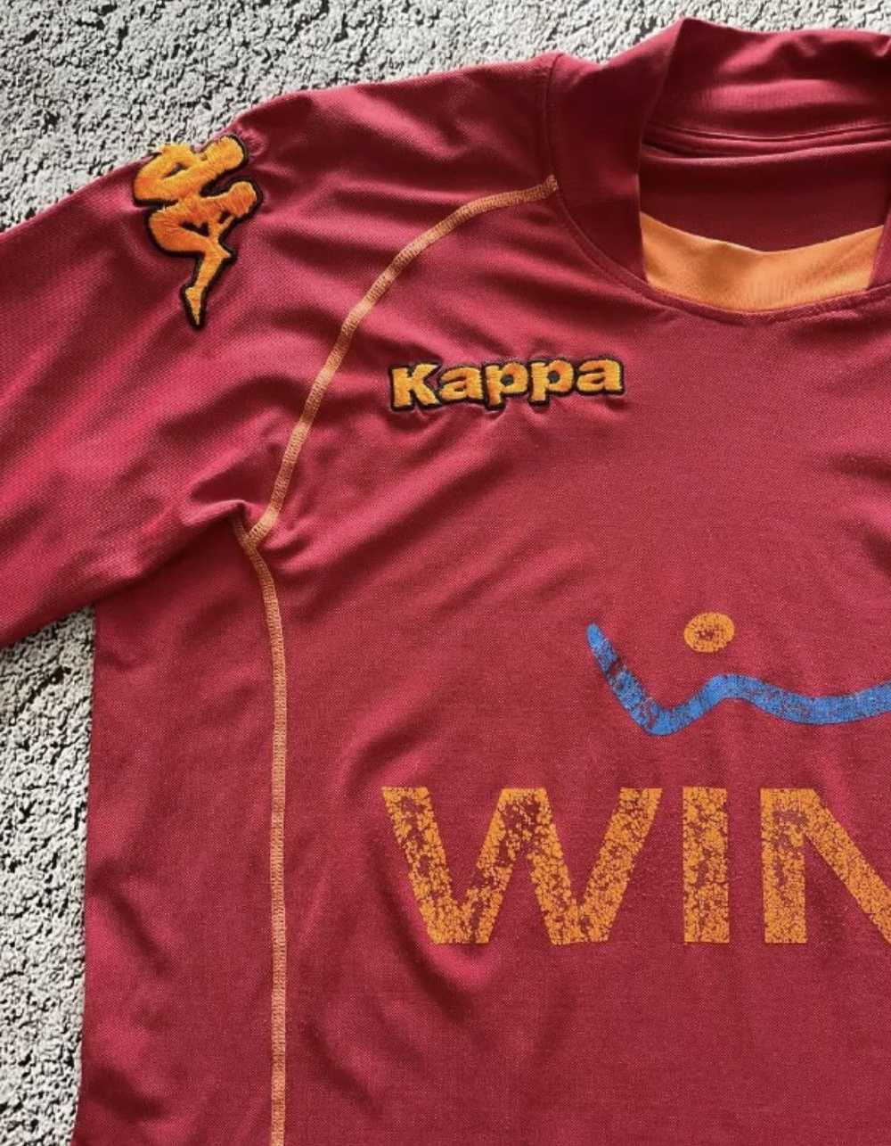 Soccer Jersey × Streetwear × Vintage Kappa Roma H… - image 4