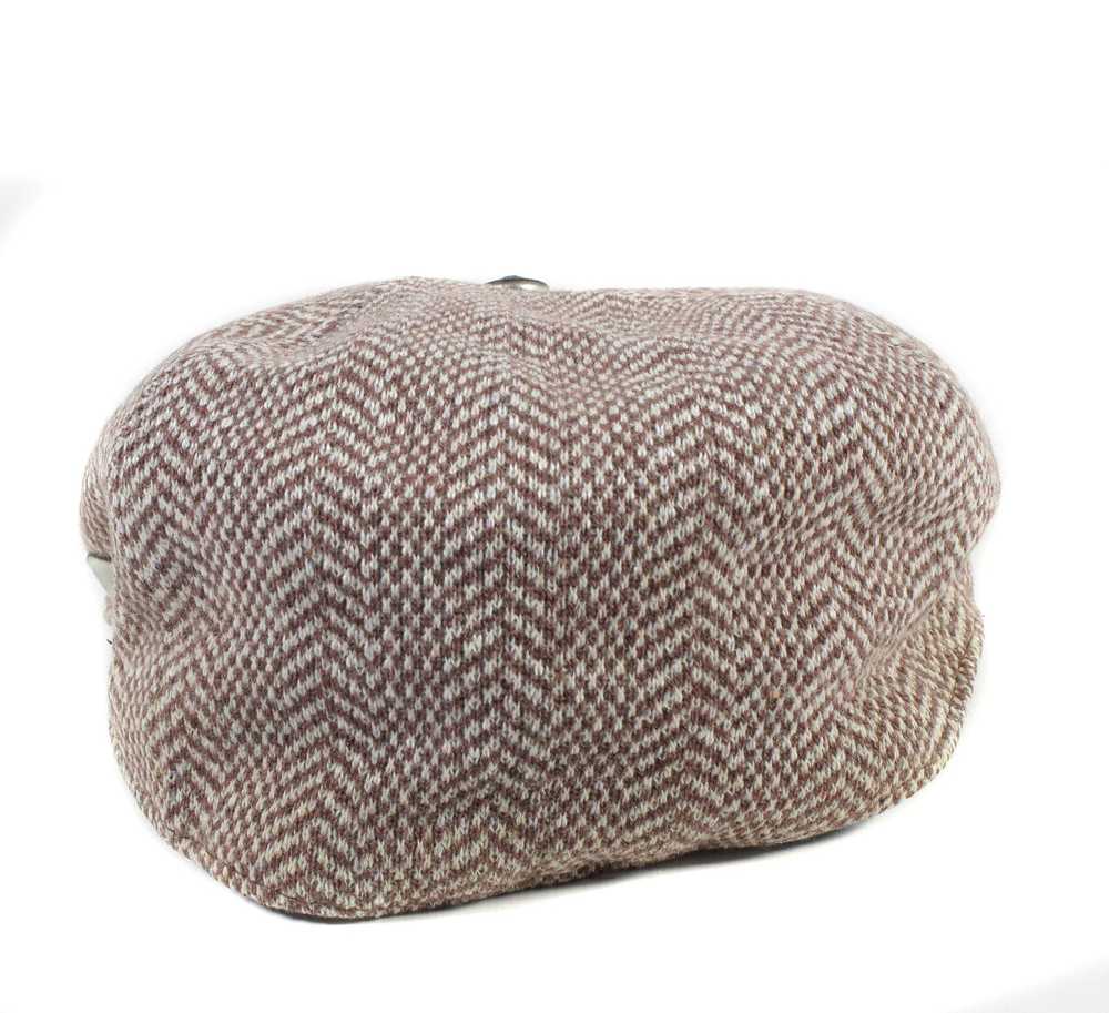 Kangol 00S Logo Plaid Herringbone Wool Hat Vintage - image 2