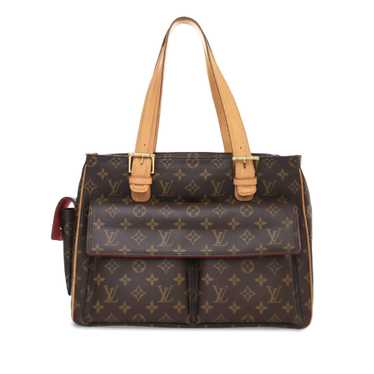 Brown Louis Vuitton Monogram Multipli-Cite Tote Ba