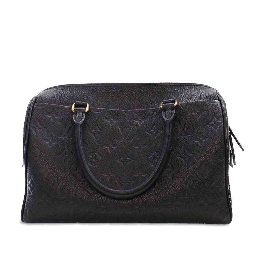 Black Louis Vuitton Monogram Empreinte Speedy Ban… - image 2