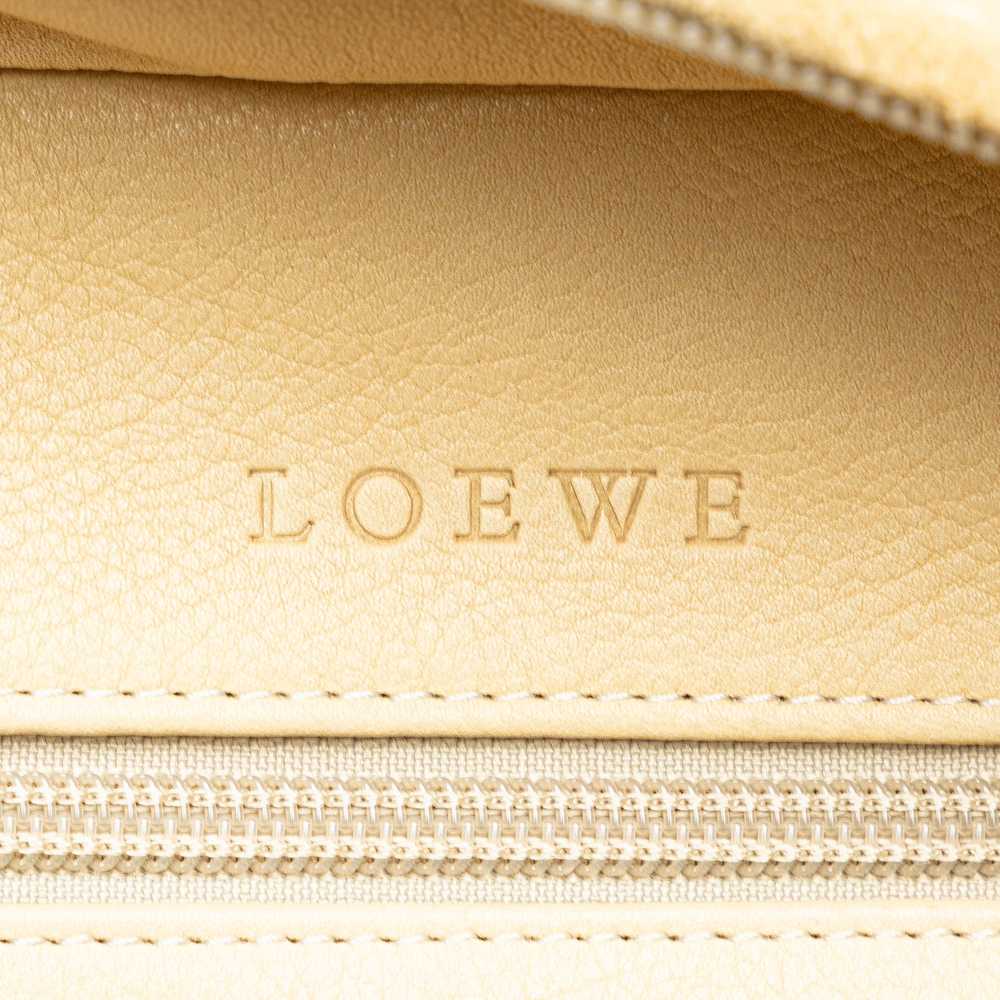 Beige LOEWE Suede Amazona 36 Handbag - image 5