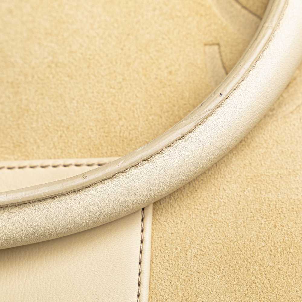 Beige LOEWE Suede Amazona 36 Handbag - image 8