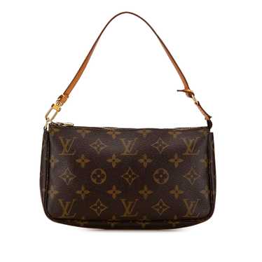 Brown Louis Vuitton Monogram Pochette Accessoires 