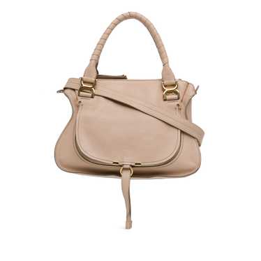 Beige Chloé Medium Marcie Satchel