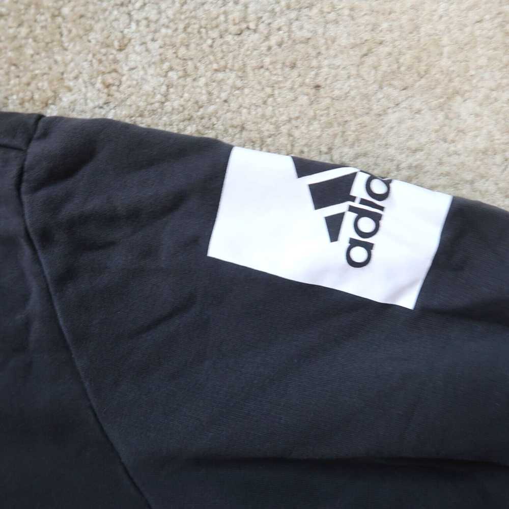 Adidas Authentic Black Adidas Hooded Men's Sweats… - image 5