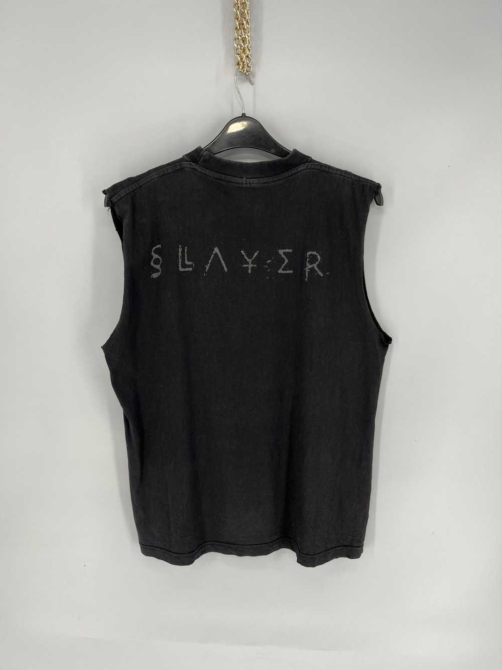 Band Tees × Slayer × Vintage Vintage Faded 1998 S… - image 11