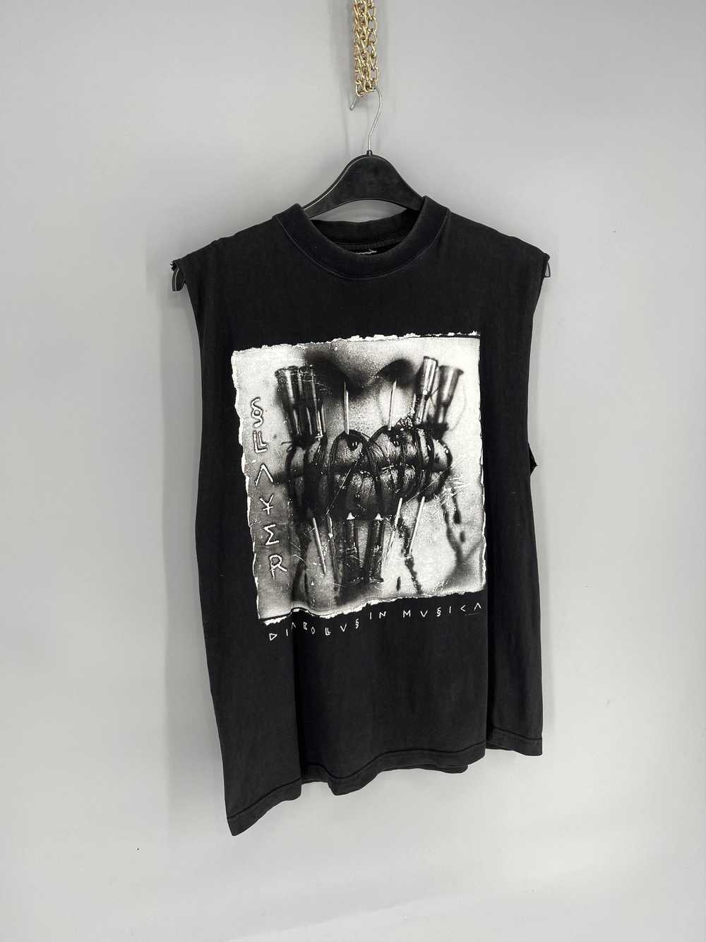 Band Tees × Slayer × Vintage Vintage Faded 1998 S… - image 2