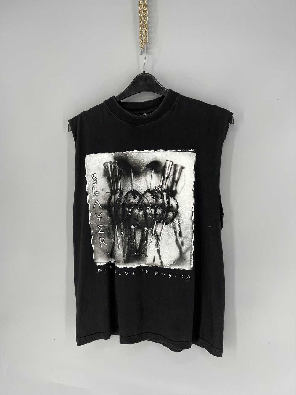 Band Tees × Slayer × Vintage Vintage Faded 1998 S… - image 3