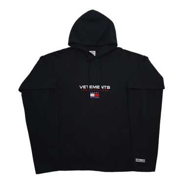 Vetements X Tommy Hilfiger Hooded Sweatshirt Black - image 1