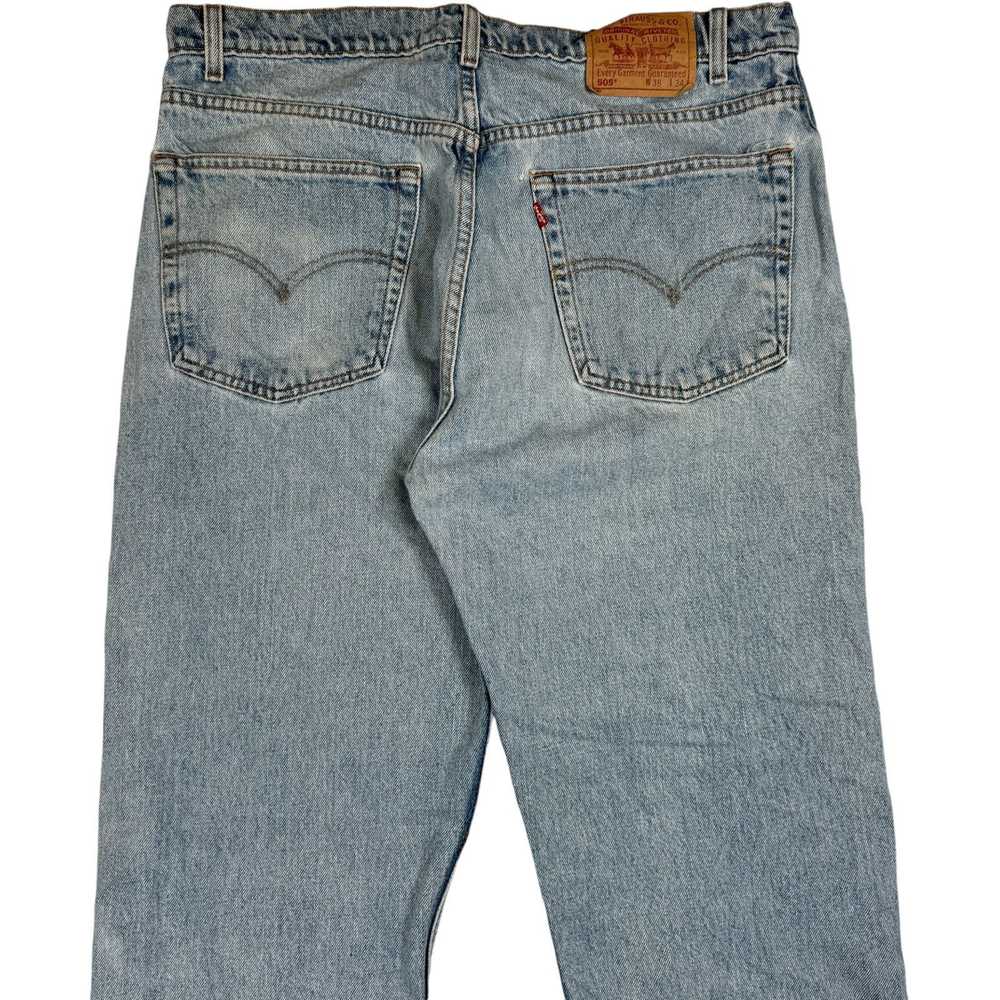 Levi's Vintage Levi's Light Wash Straight Leg Jea… - image 6