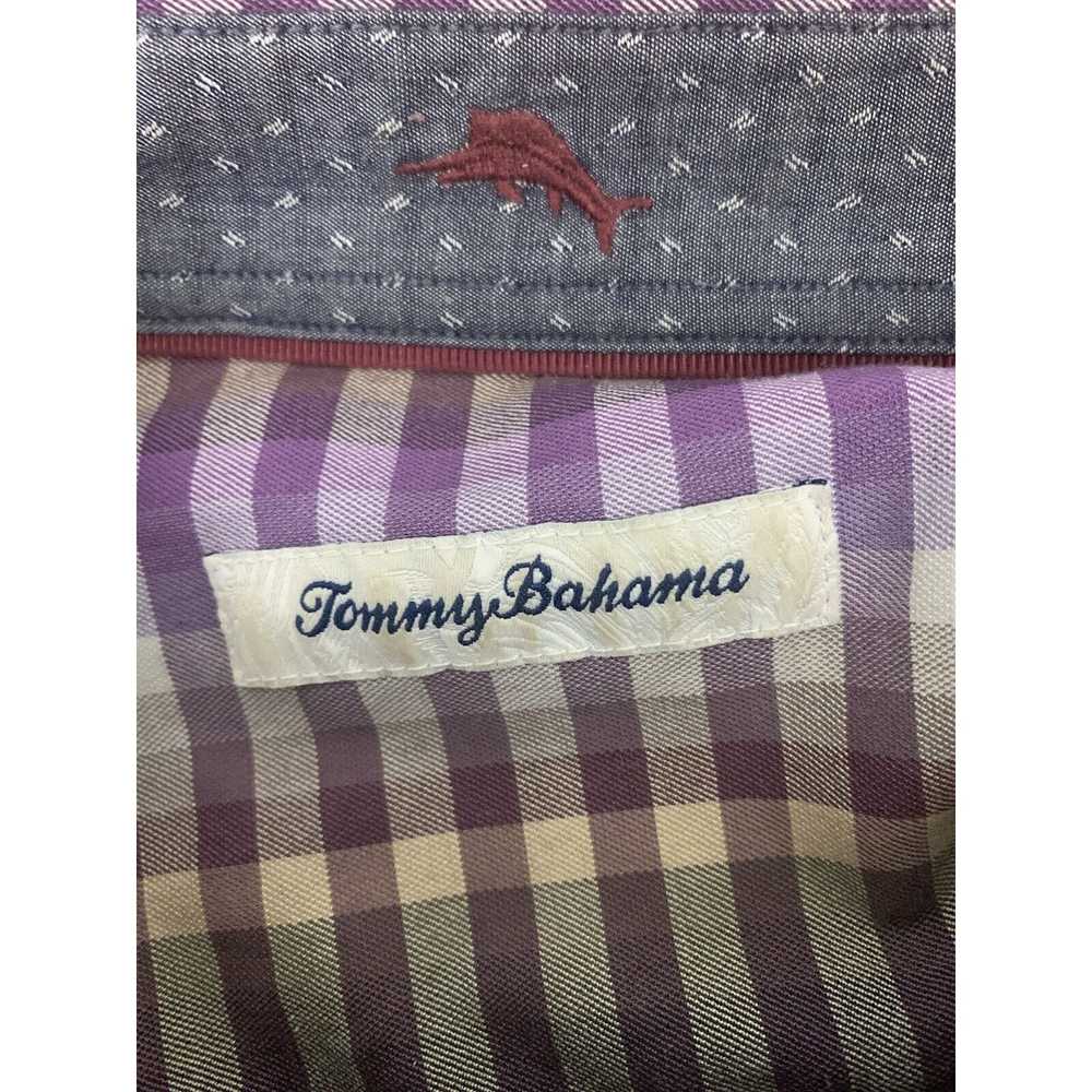 Tommy Bahama Tommy Bahama L Silk Blend Purple/Gra… - image 3