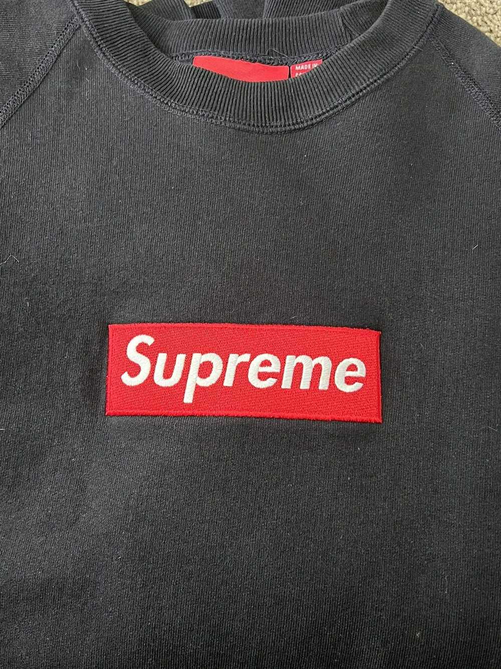 Supreme 05 Vintage Supreme red on black box logo … - image 1