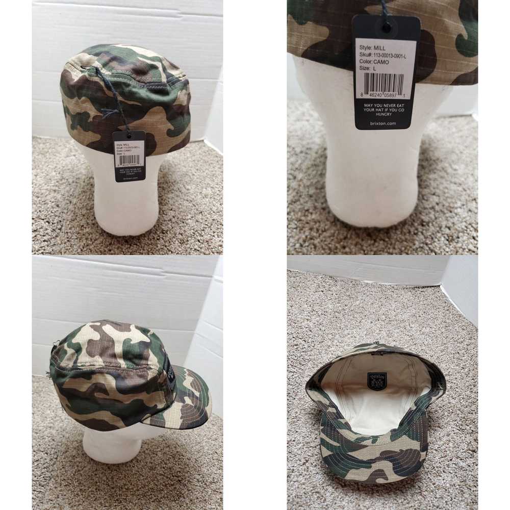 Brixton Brixton Military Hat Cap Large Mens Camo … - image 4