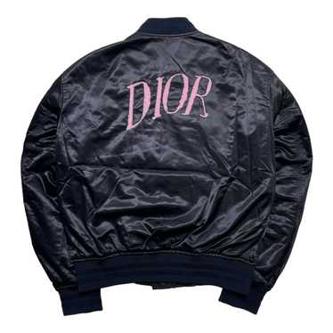 Dior Dior x Alex Foxton Satin Bomber Jacket Dark … - image 1