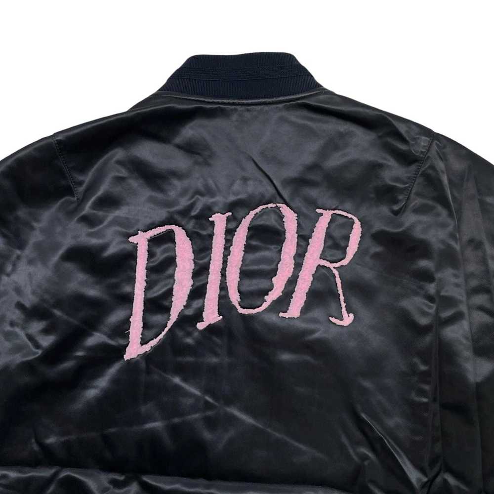 Dior Dior x Alex Foxton Satin Bomber Jacket Dark … - image 3